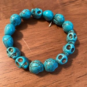 Genuine howlite/dyed